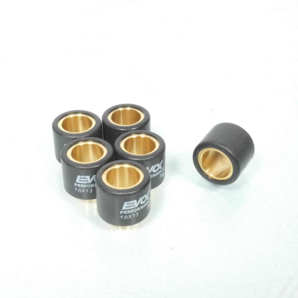 Galet rouleau de variateur EVOK pour scooter Peugeot 50 TKR 2000 à 2003 16x13 7Grs / 100480029 Neuf