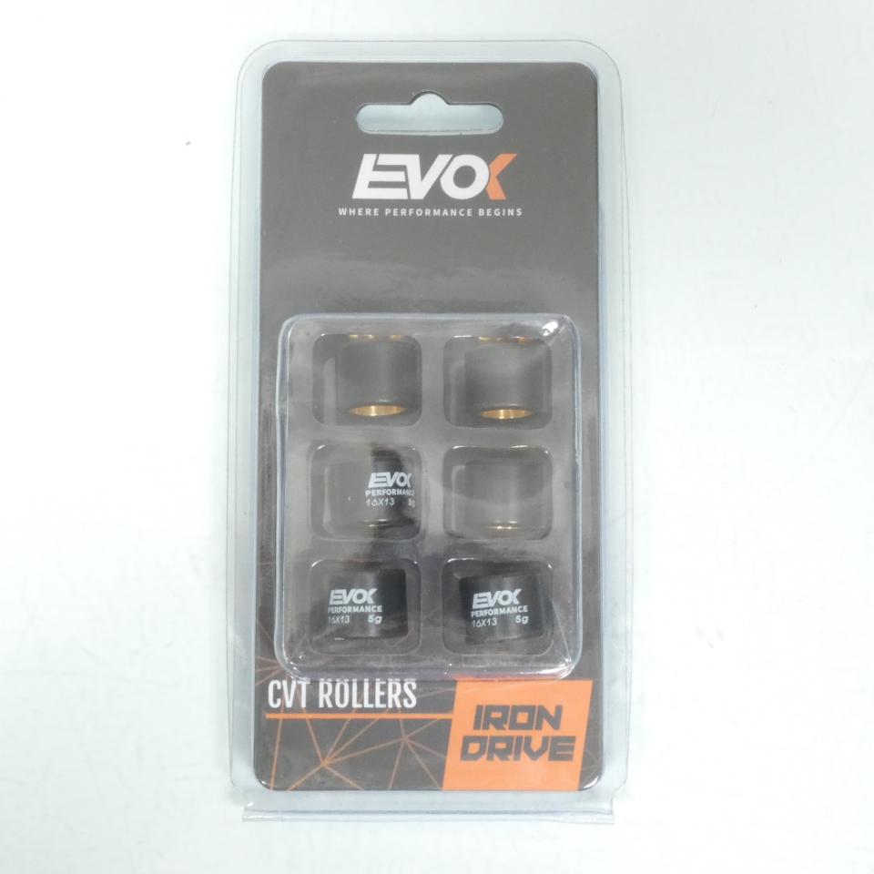 Galet rouleau de variateur EVOK pour scooter Piaggio 50 NRG 1994 à 1999 16x13 5Grs / 100480025 Neuf