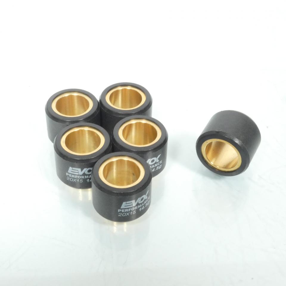 Galet rouleau de variateur EVOK pour scooter Honda 150 PCX 2012 à 2017 20x15 14.5Grs / 100480099 Neuf