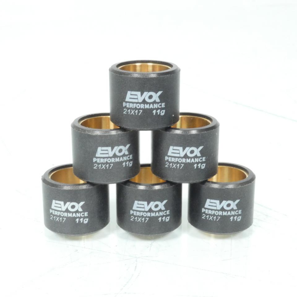 Galet rouleau de variateur EVOK pour scooter Aprilia 250 Atlantic 2003 à 2005 21x17 11Grs / 100480115 Neuf