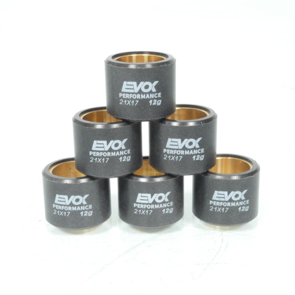 Galet rouleau de variateur EVOK pour scooter Piaggio 180 Hexagon GTX 2000 21x17 12Grs / 100480117 Neuf