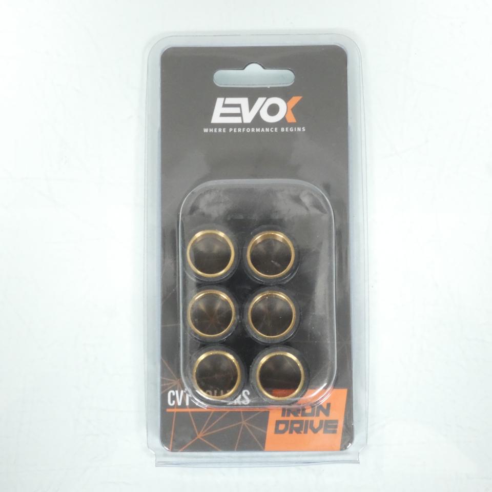 Galet rouleau de variateur EVOK pour scooter Piaggio 200 Beverly 2001 à 2003 21x17 13Grs / 100480118 Neuf