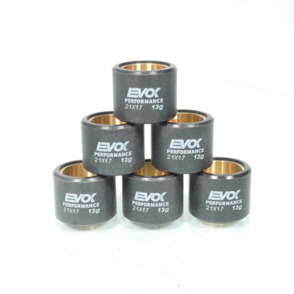 Galet rouleau de variateur EVOK pour scooter Piaggio 200 Beverly 2001 à 2003 21x17 13Grs / 100480118 Neuf