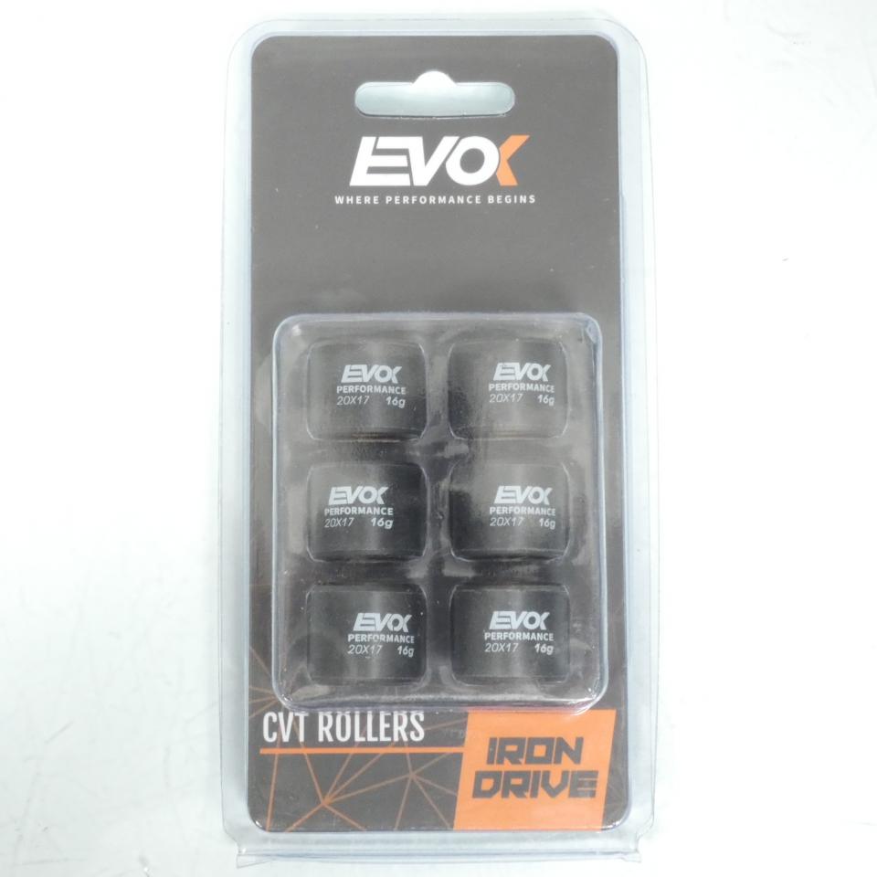 Galet rouleau de variateur EVOK pour scooter Kymco 125 Downtown 2009 à 2017 20x17 16Grs / 100480112 Neuf