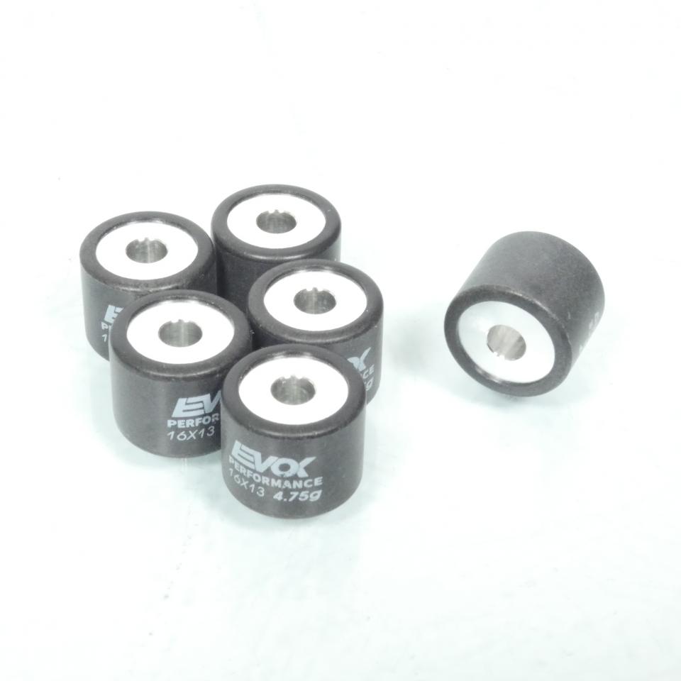 Galet rouleau de variateur EVOK pour scooter Piaggio 50 Typhoon 16x13 4.75Grs / 100480024 Neuf