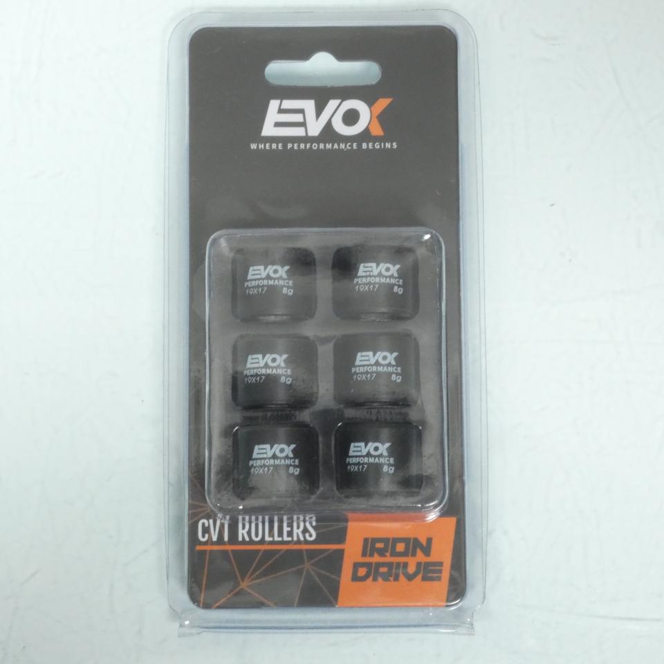 Galet rouleau de variateur EVOK pour scooter Derbi 125 Boulevard 2003 à 2004 19x17 8Grs / 100480073 Neuf