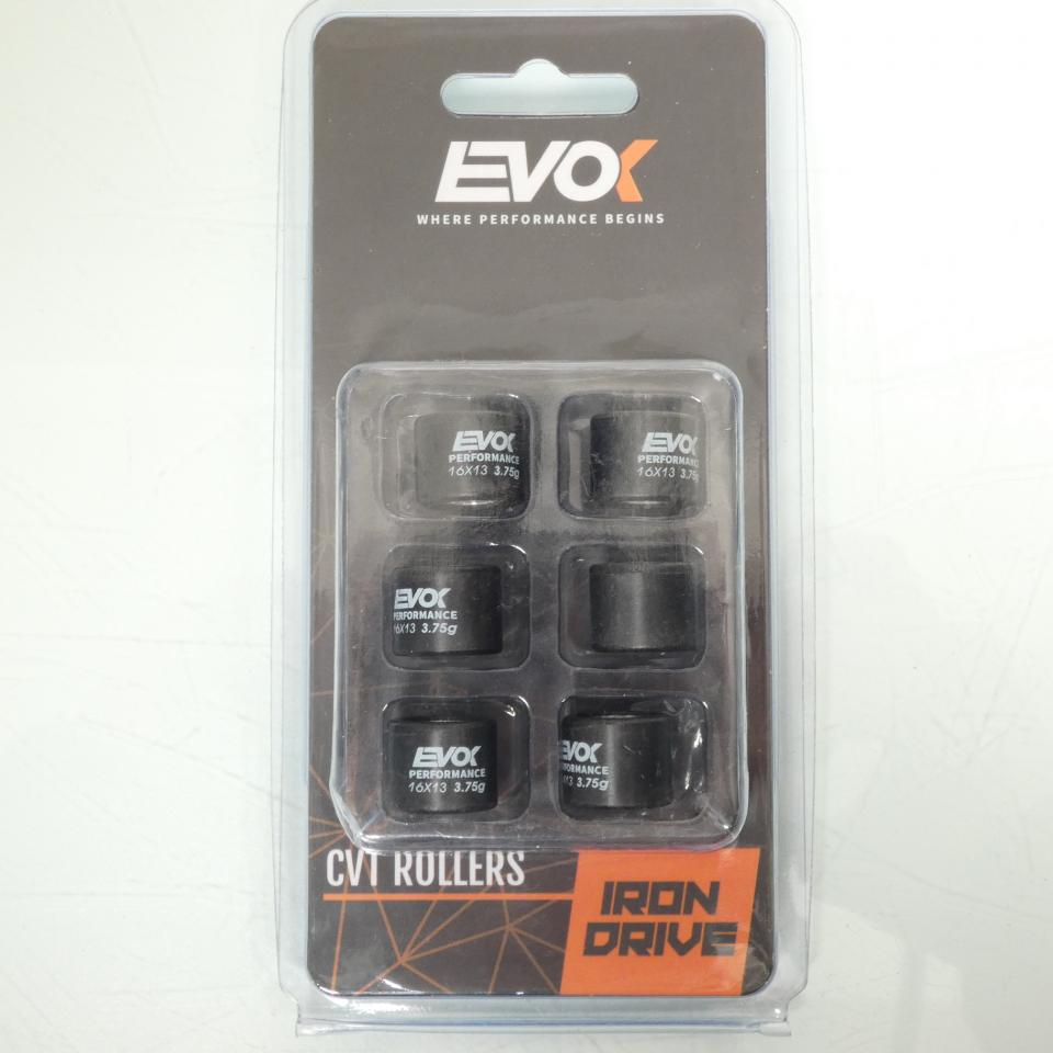 Galet rouleau de variateur EVOK pour scooter Honda 50 X8R 16x13 3.75Grs 100480020 Neuf