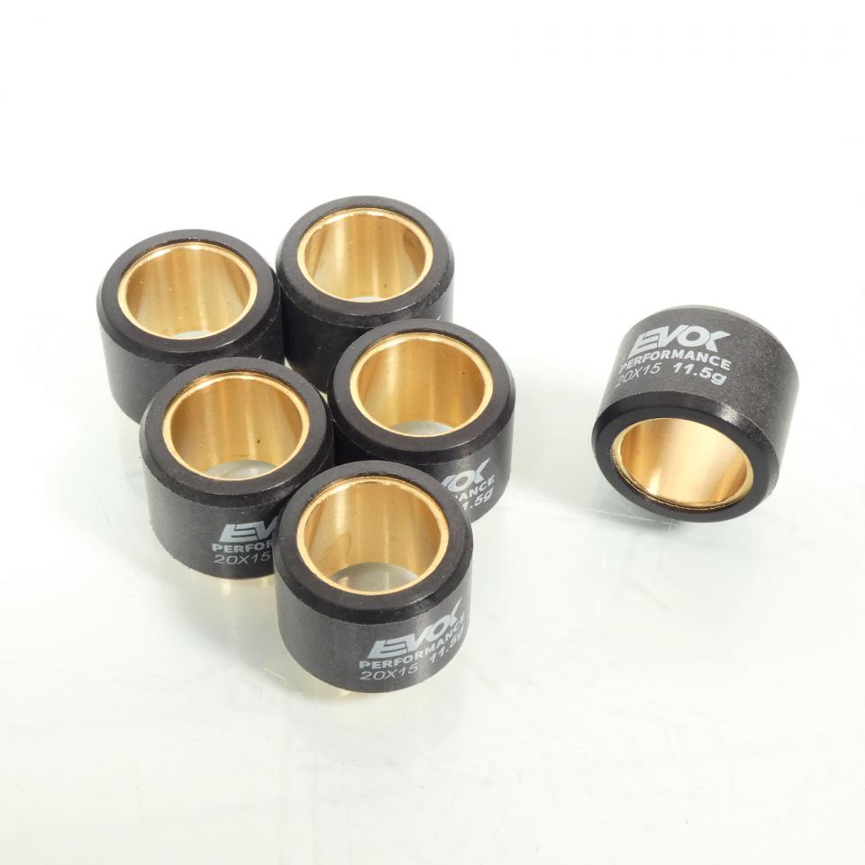 Galet rouleau de variateur EVOK pour scooter Honda 125 Pantheon 2003 à 2007 20x15 11.5Grs 100480096 Neuf