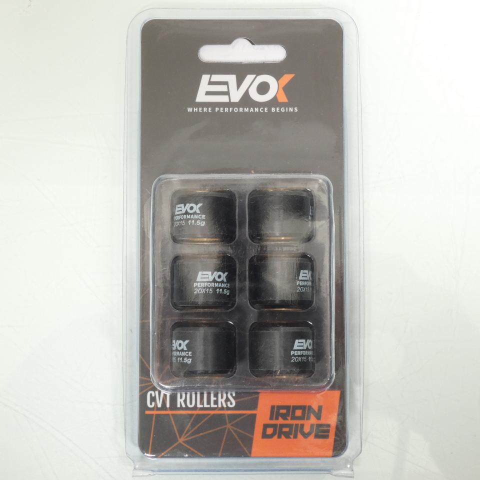 Galet rouleau de variateur EVOK pour scooter Honda 125 Pantheon 2003 à 2007 20x15 11.5Grs 100480096 Neuf