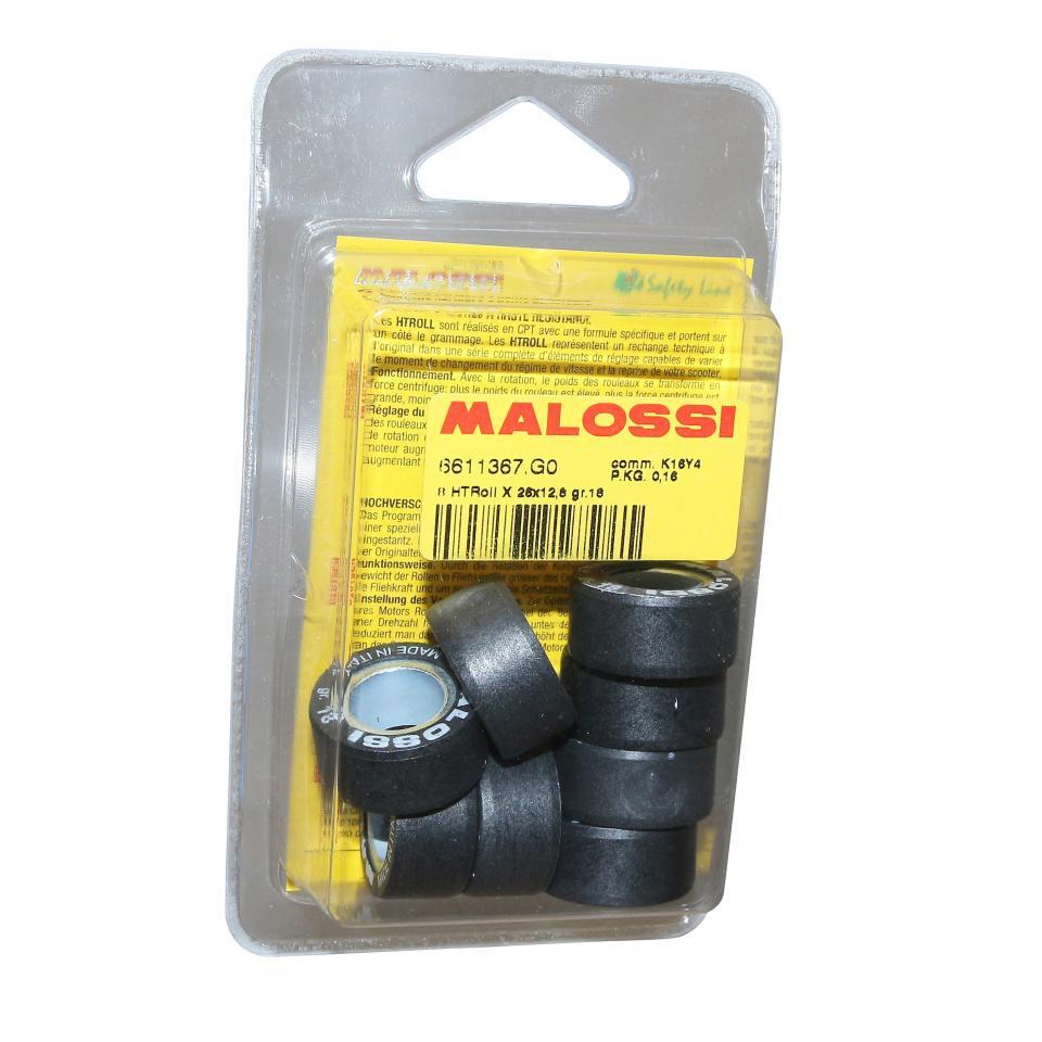 Galet rouleau de variateur Malossi pour Scooter Suzuki 400 Burgman Après 2007 26x12.8 18Grs / 6611367.G0 Neuf