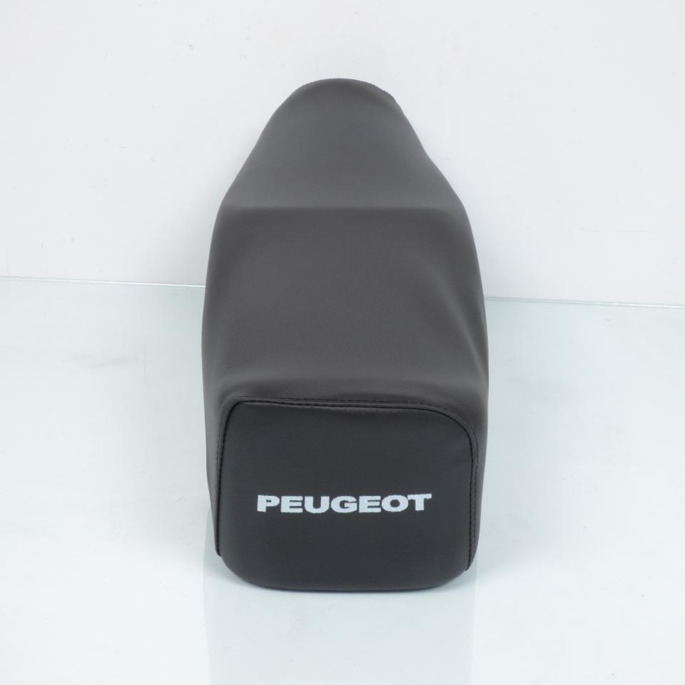 Selle biplace noire pour mobylette Peugeot 103 marquage Peugeot tube Ø25.5 Neuf