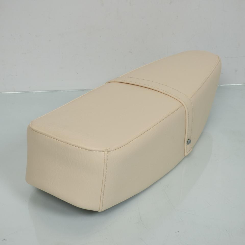 Selle siège biplace beige mobylette cyclomoteur pour motobécane tube selle Ø25mm Neuf