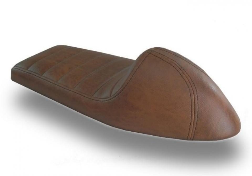 Selle biplace C. Racer pour Auto C.racer marron couture noire Neuf