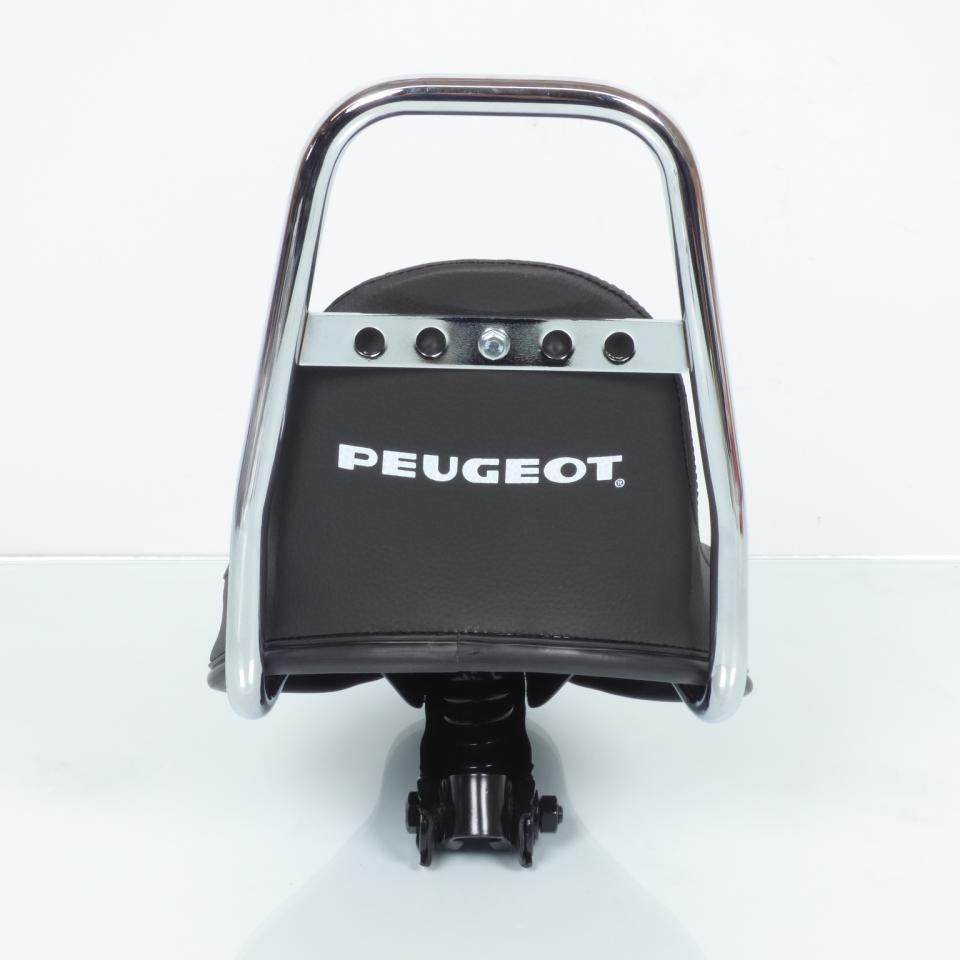 Selle pilote RSM pour Auto Peugeot 50 Chopper noire marquée Peugeot Neuf