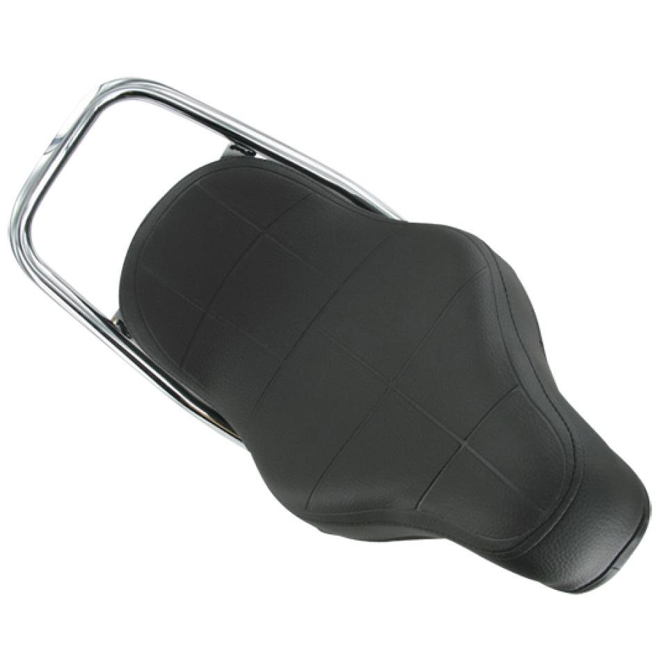 Selle pilote RSM pour Mobylette Peugeot 50 103 Chopper noire marquée Peugeot Neuf