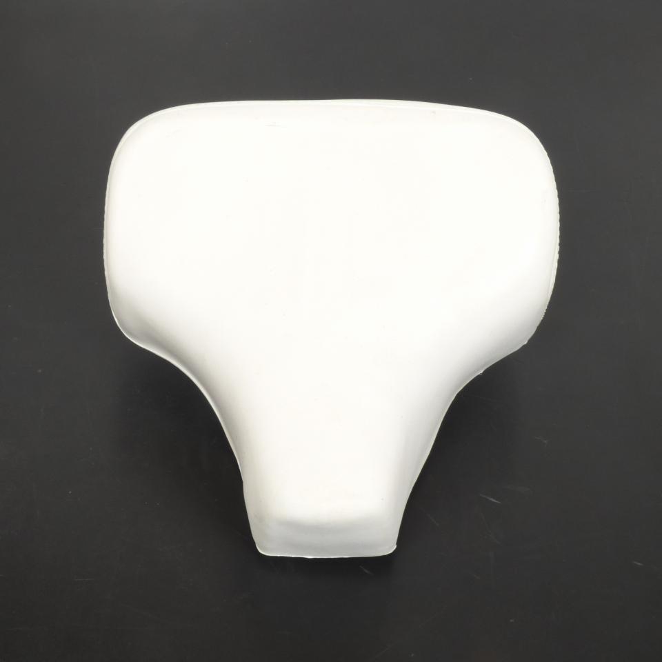 Selle blanche pilote pour mobylette MBK 51 Ø25mm siège blanc cyclo cyclomoteur