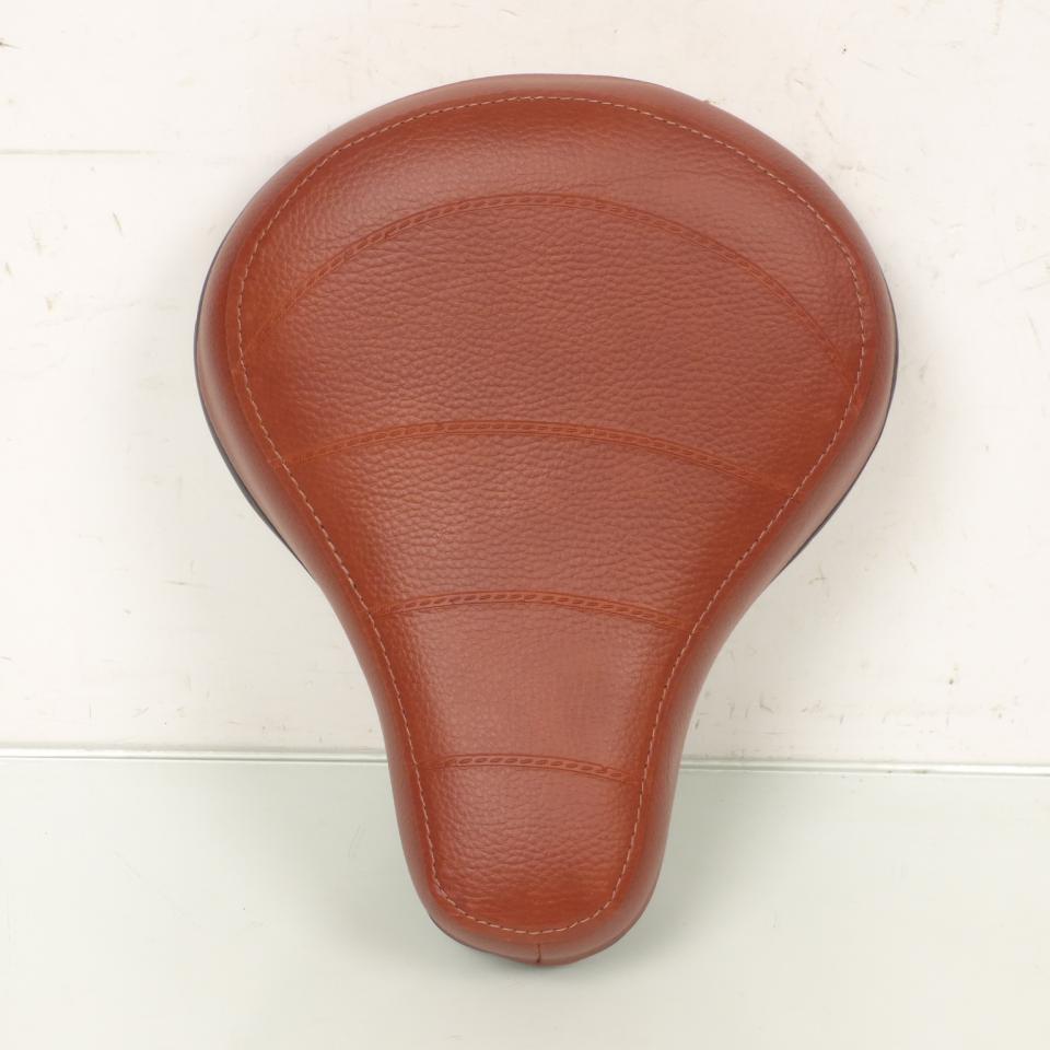 Selle pilote marron sans ressort pour mobylette MBK 51 Ø22mm Neuf