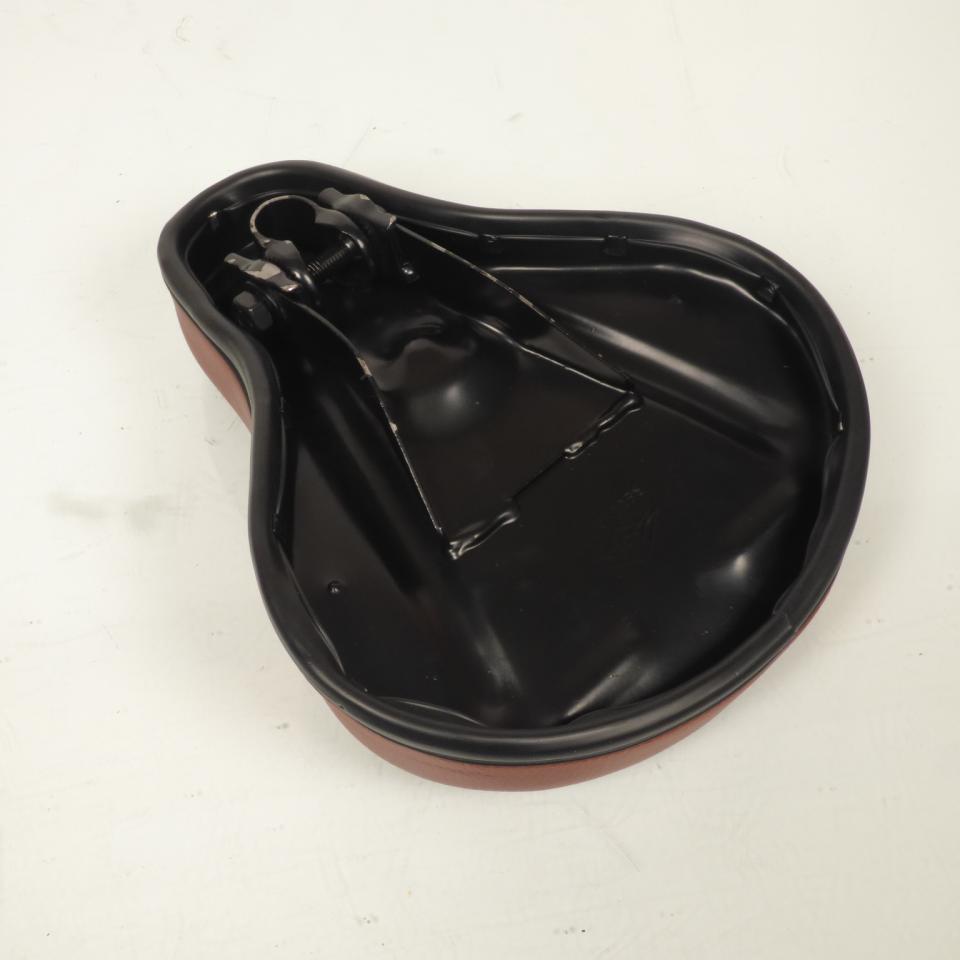 Selle pilote marron sans ressort pour mobylette MBK 51 Ø22mm Neuf