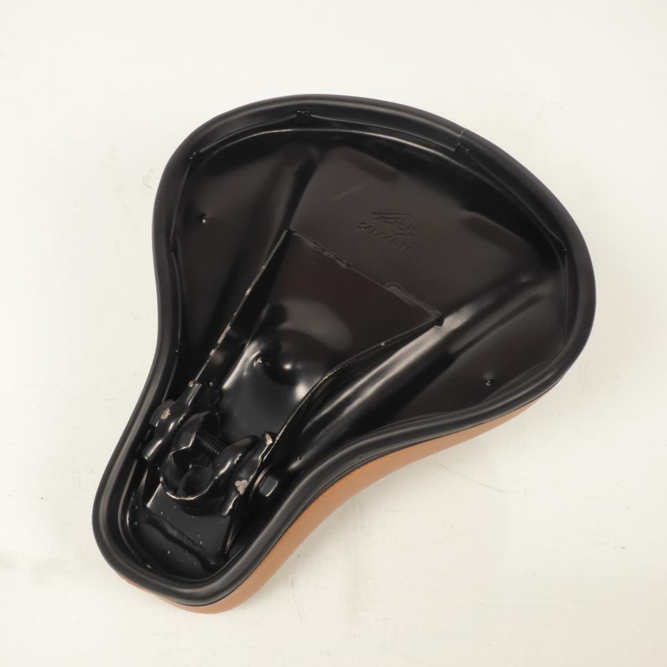 Selle pilote caramel sans ressort pour mobylette MBK 51 Ø22mm Neuf camel