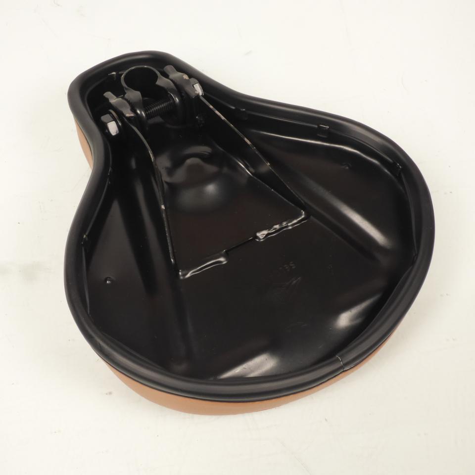 Selle pilote caramel sans ressort pour mobylette MBK 51 Ø22mm Neuf camel