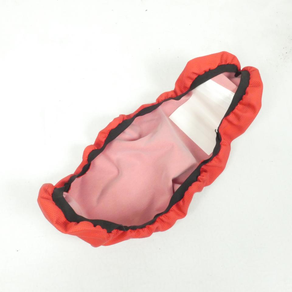 Housse de selle simili-cuir rouge avec poignée origine pour moto Fantic 50 XM COMPETITION Neuf