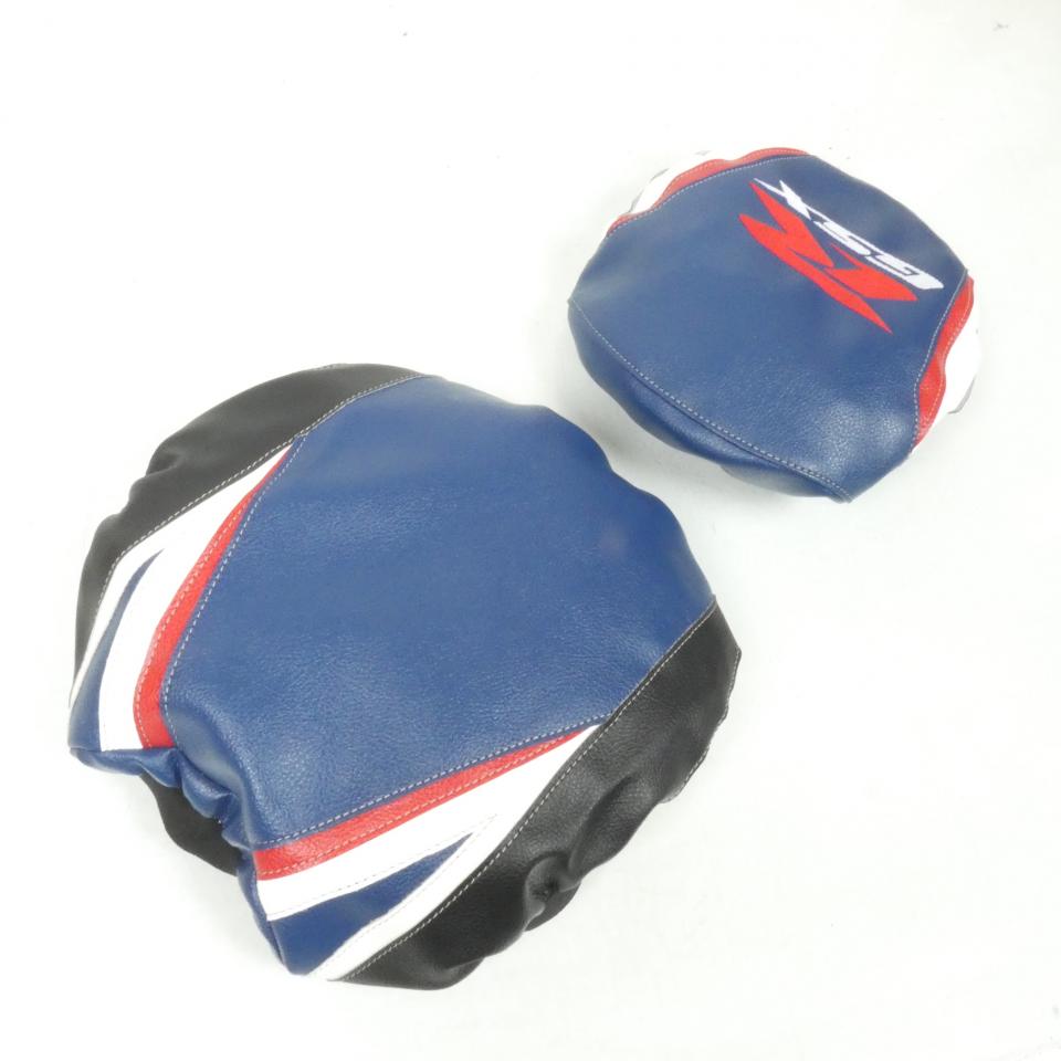 Paire Housse selle Bagster pour moto Suzuki 750 Gsx-R 2007 2175H bleu blanc noir
