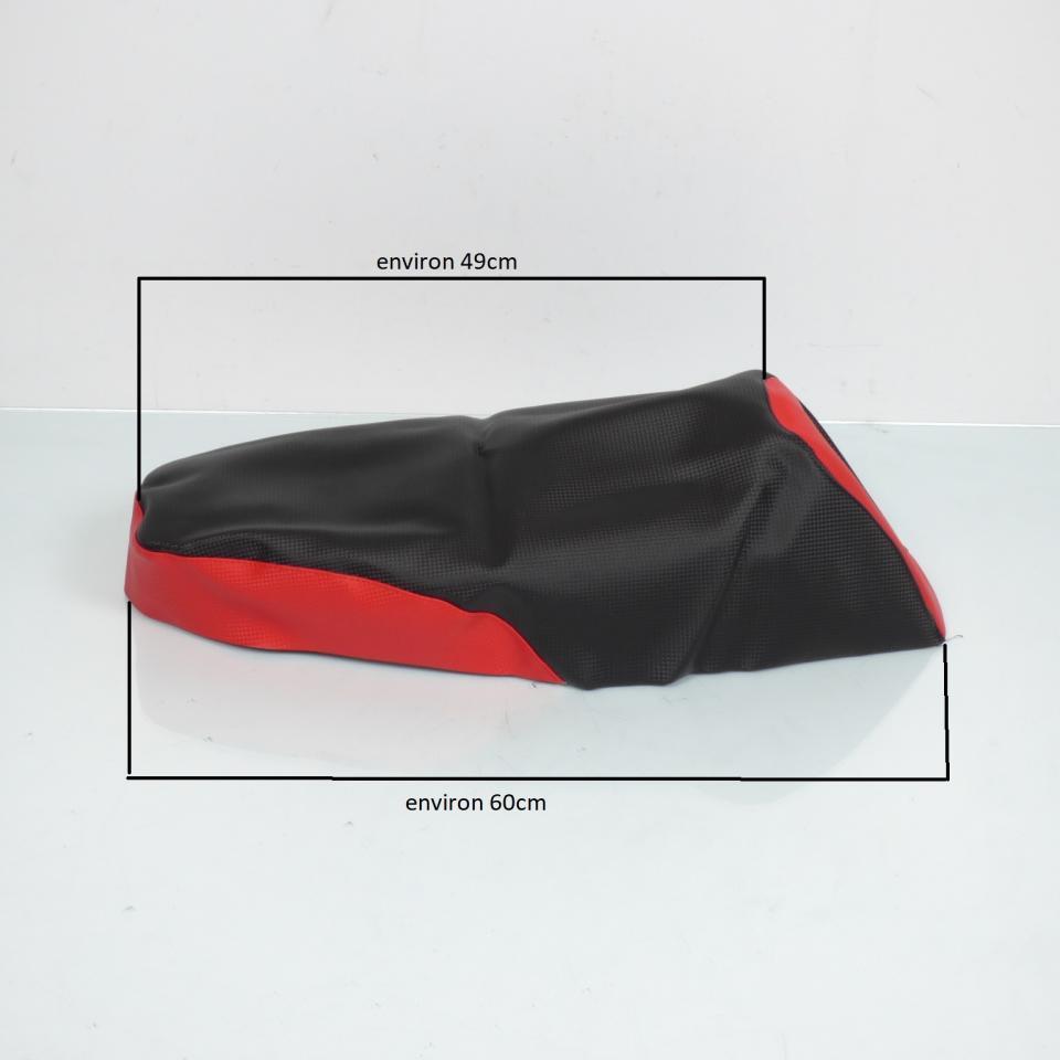 Housse de selle One pour scooter Yamaha 50 Slider rouge / noir Neuf