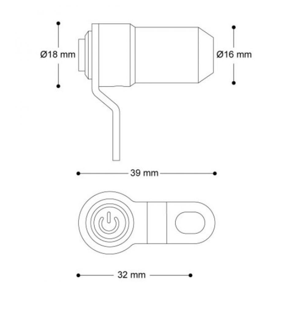 Bouton de couvre guidon BARRACUDA pour pour Auto Neuf