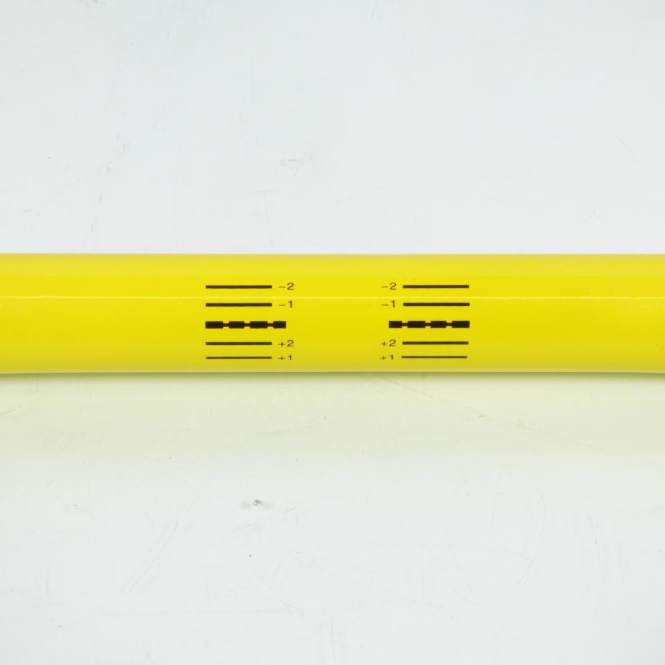 Guidon cross sans barre oversize Ø28mm IROD jaune pour moto cross enduro TT Neuf