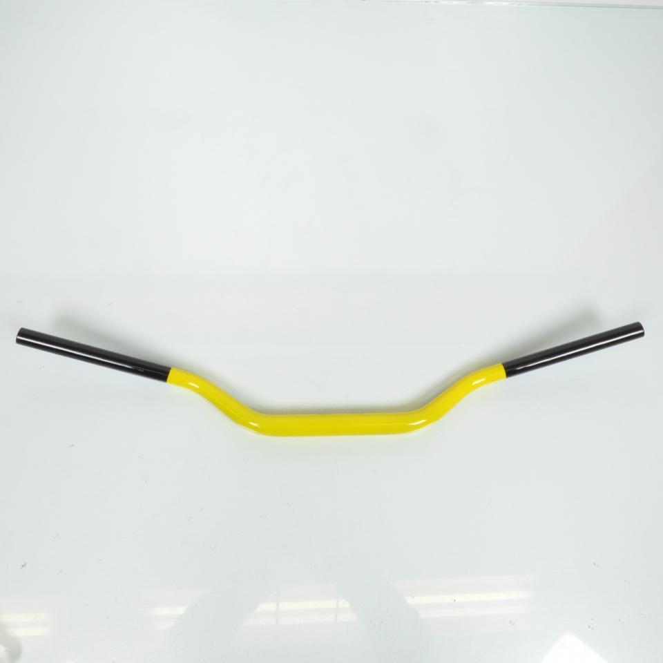 Guidon cross sans barre oversize Ø28mm IROD jaune pour moto cross enduro TT Neuf