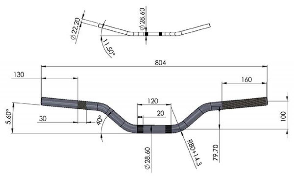 Guidon universel Sifam pour Moto Neuf