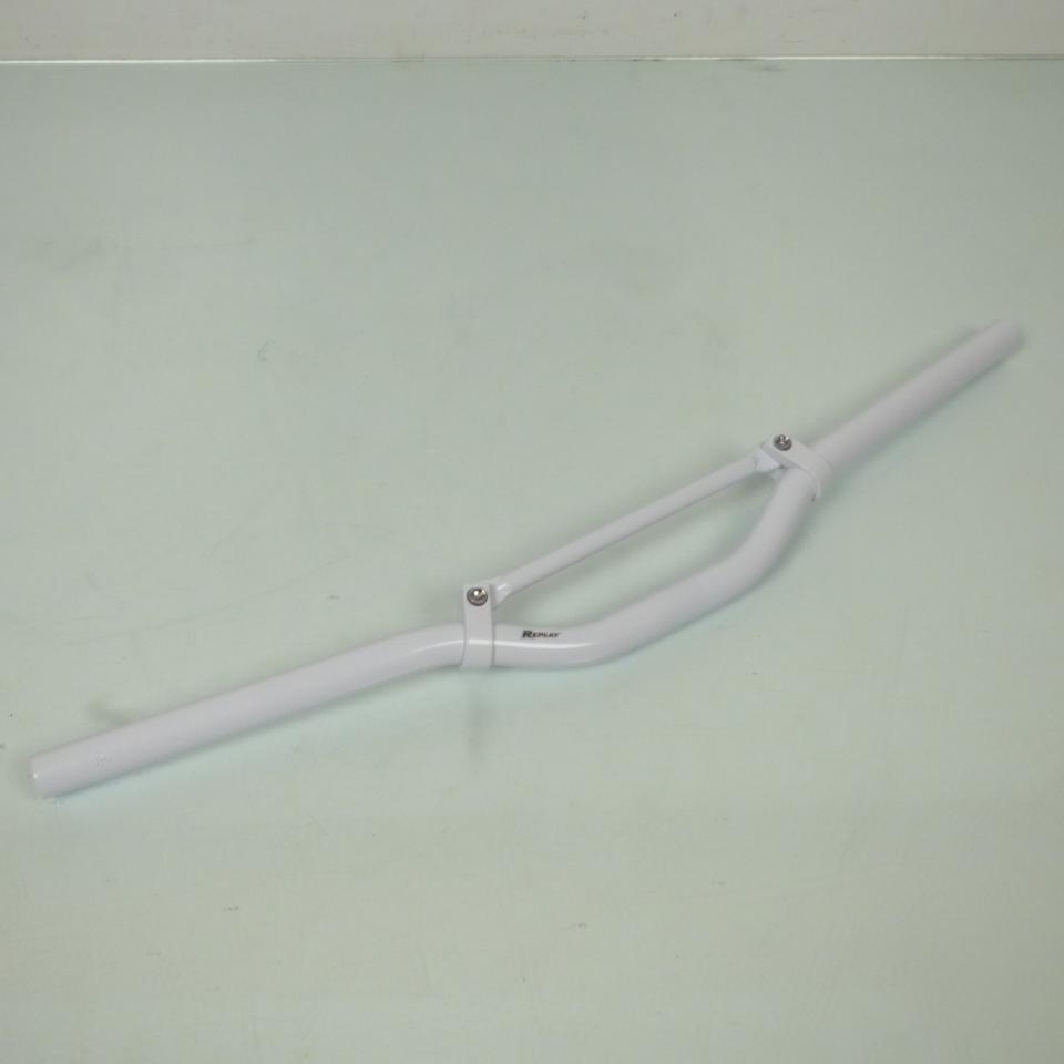 Guidon blanc 64cm Ø22mm Replay pour scooter 50 Neuf street naked cross