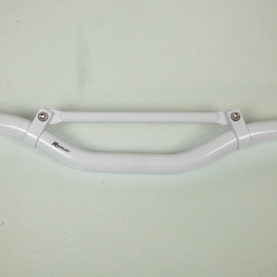 Guidon blanc 64cm Ø22mm Replay pour scooter 50 Neuf street naked cross