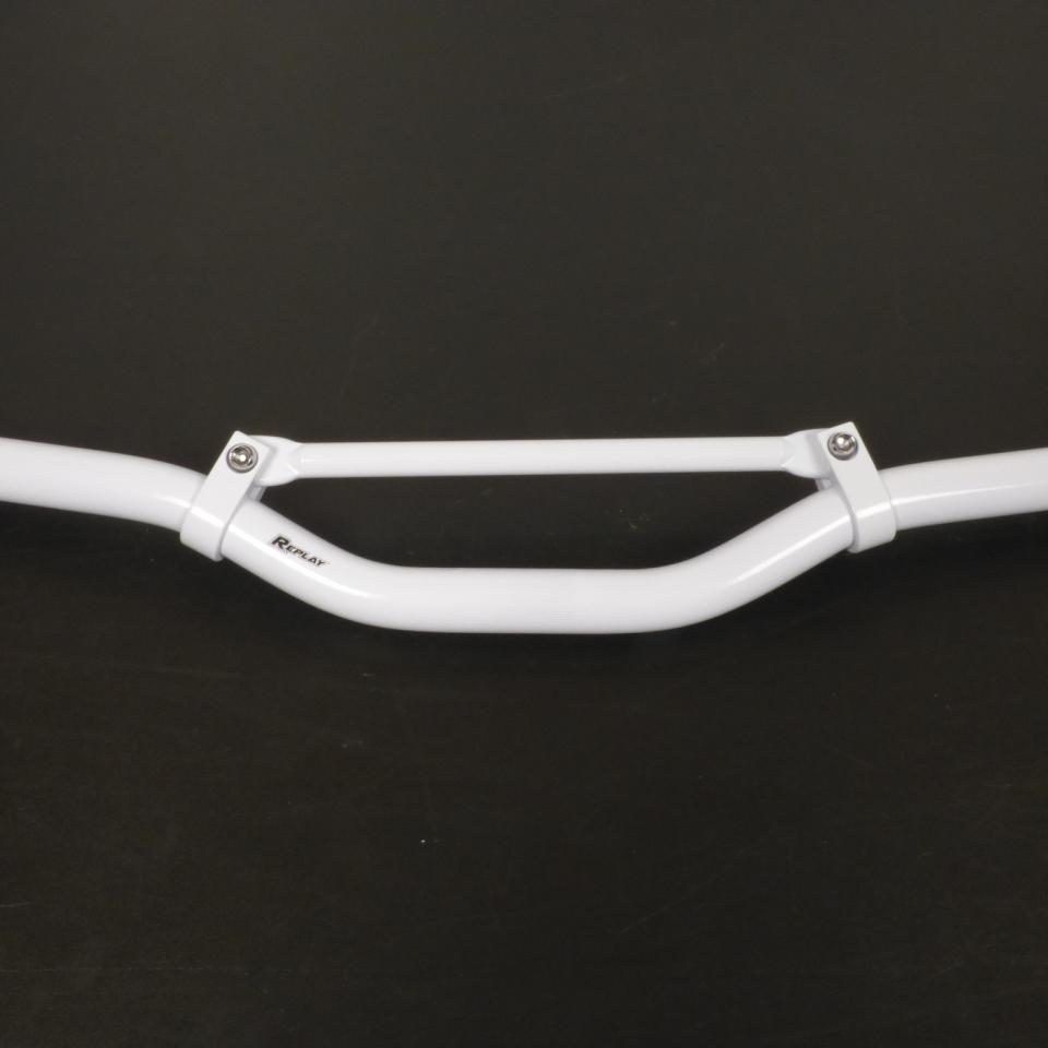 Guidon blanc 64cm Ø22mm Replay pour scooter 50 Neuf street naked cross