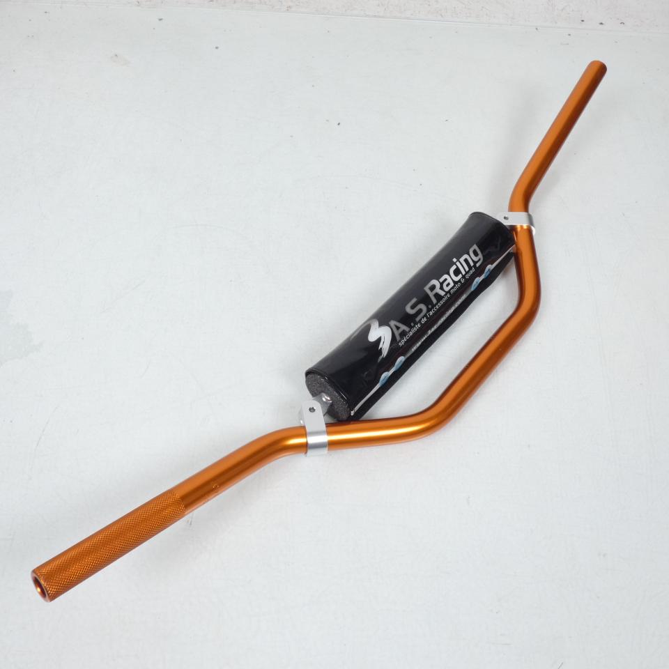 Guidon Ø22mm Orange universel 3AS Racing pour moto KTM 65 SX GUI3AS699-002