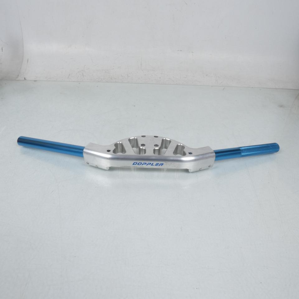 Guidon universel Doppler RACING pour scooter Ø22mm Bleu Neuf