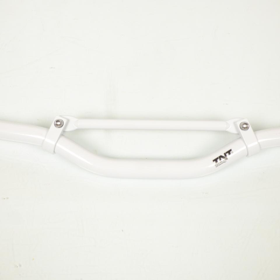 Guidon alu blanc 64cm Ø22mm TNT pour scooter 50 Neuf street naked cross