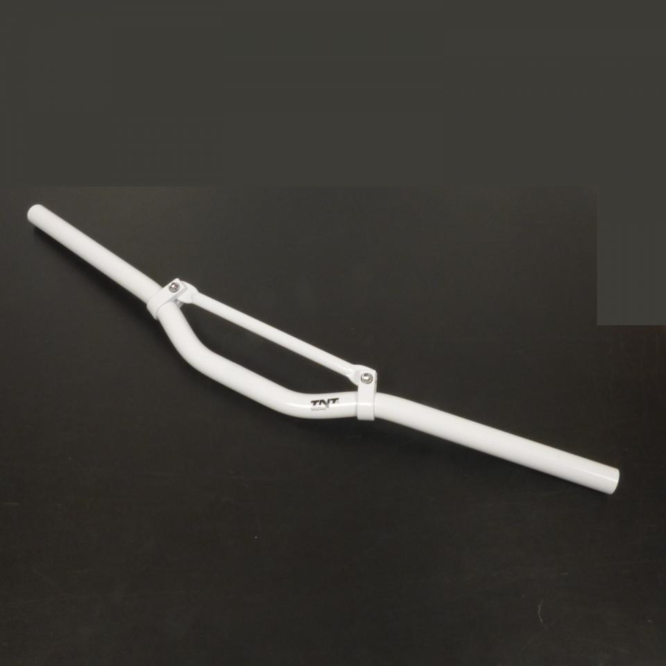 Guidon alu blanc 64cm Ø22mm TNT pour scooter 50 Neuf street naked cross