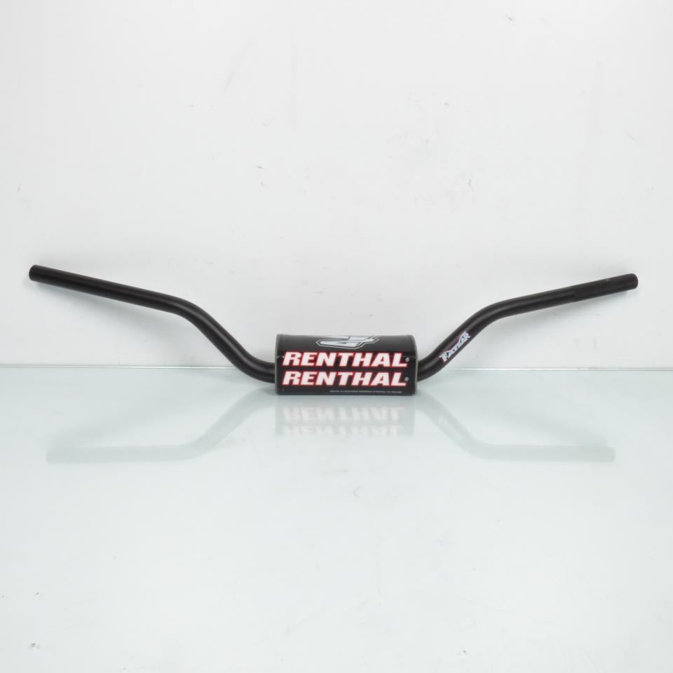 Guidon sans barre pour moto cross Ø28mm L802mm Renthal Fatbar 609 RC High noir