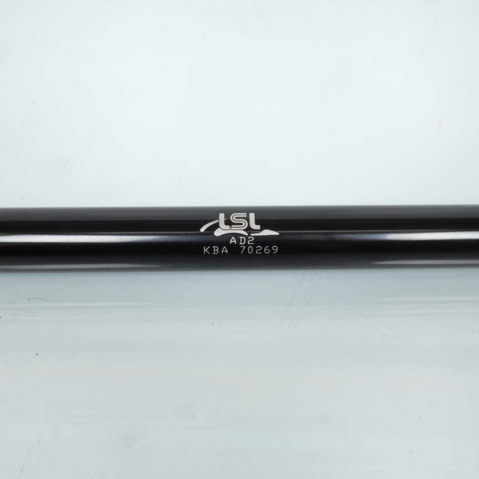 Guidon plat Drag Bar noir LSL aluminium Ø14/22mm 122AD02SW Neuf pour moto custom