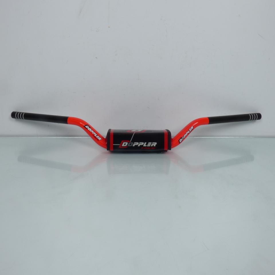 Guidon universel Doppler pour Moto Derbi 50 Senda Sm X-Treme 2006 à 2012 Oversize rouge D28mm L775mm Neuf