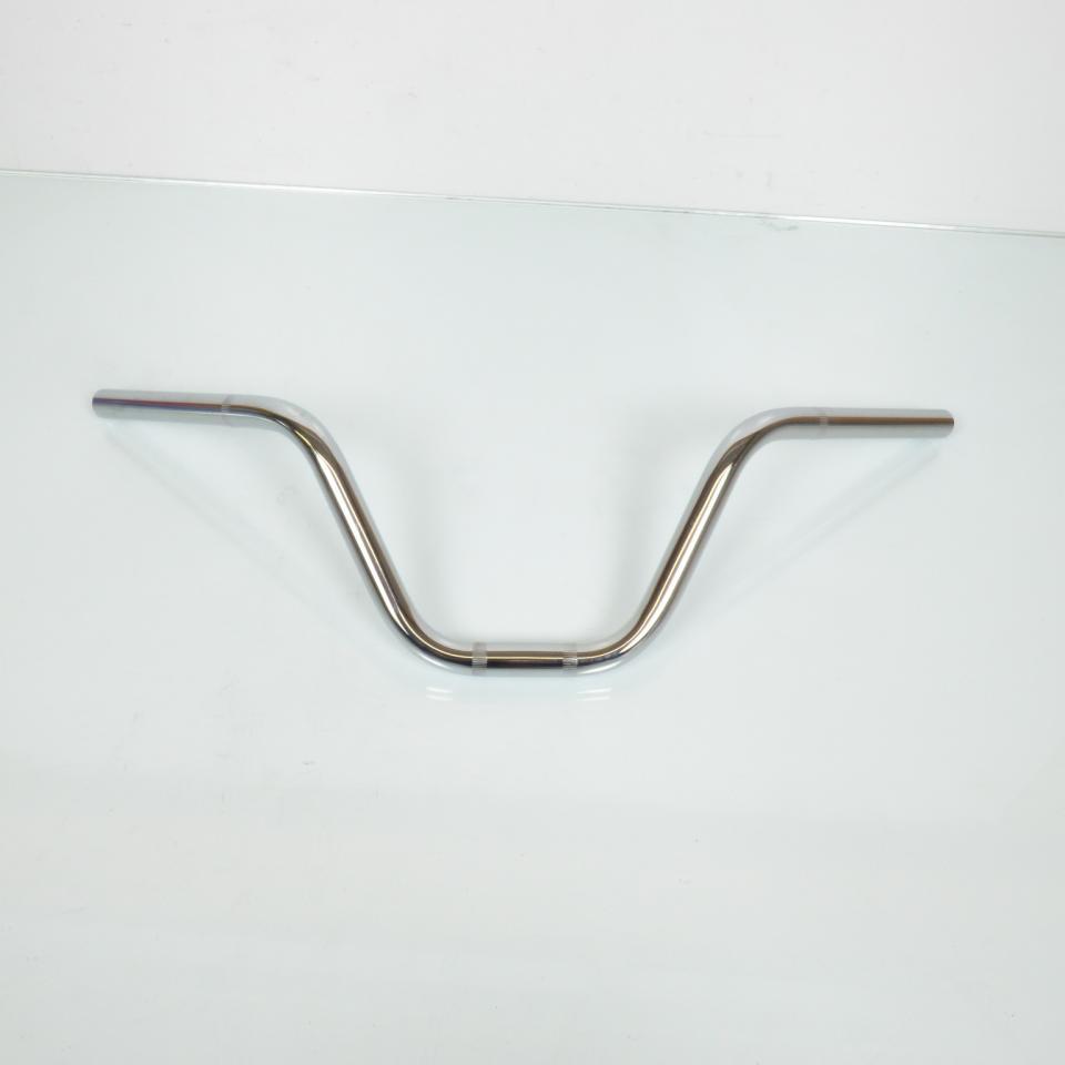 Guidon chromé pour mobylette cyclo MBK 88 Ø22mm L610mm H200mm Neuf