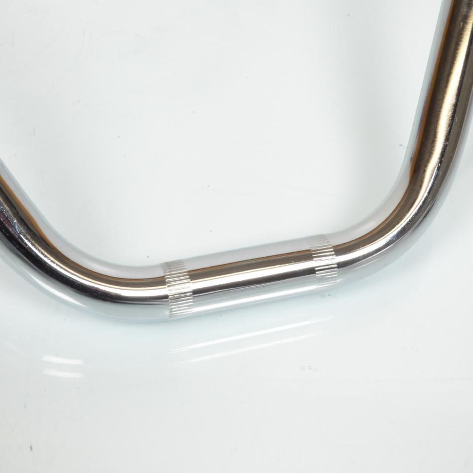 Guidon chromé pour mobylette cyclo MBK 88 Ø22mm L610mm H200mm Neuf