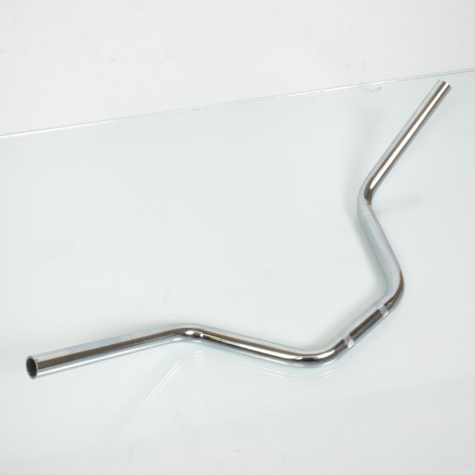 Guidon chromé pour mobylette cyclo Peugeot 103 Ø22mm L630mm H150mm Neuf