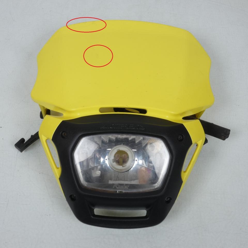 Plaque phare Jaune optique Acerbis pour moto BA20D Occasion