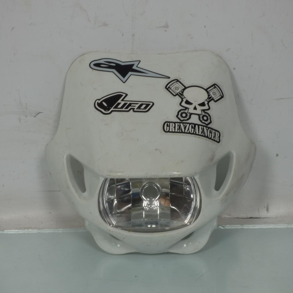 Plaque phare adaptable Générique blanche pour moto Occasion