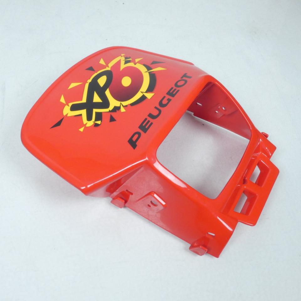 Plaque phare Rouge pour moto Peugeot 50 XP6 Trail 1998-11 669.0 753614RF Neuf