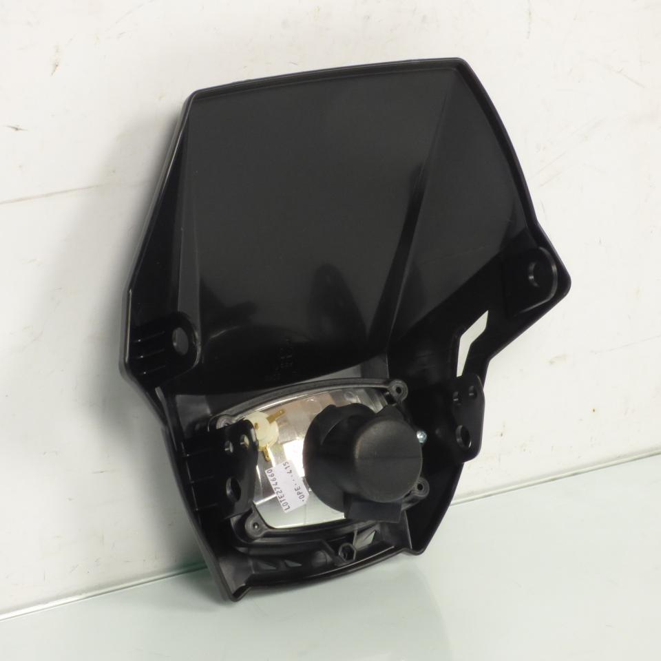 Plaque phare avec optique RTech Matrix noir blanc pour moto enduro R-MASKNR00007