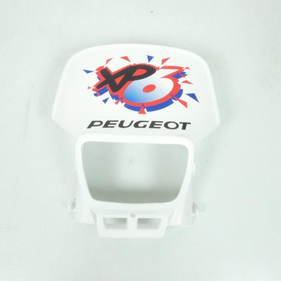 Plaque phare pour moto Peugeot 50 XP6 1997 à 2004 669.0 Blanc 753614BL Neuf
