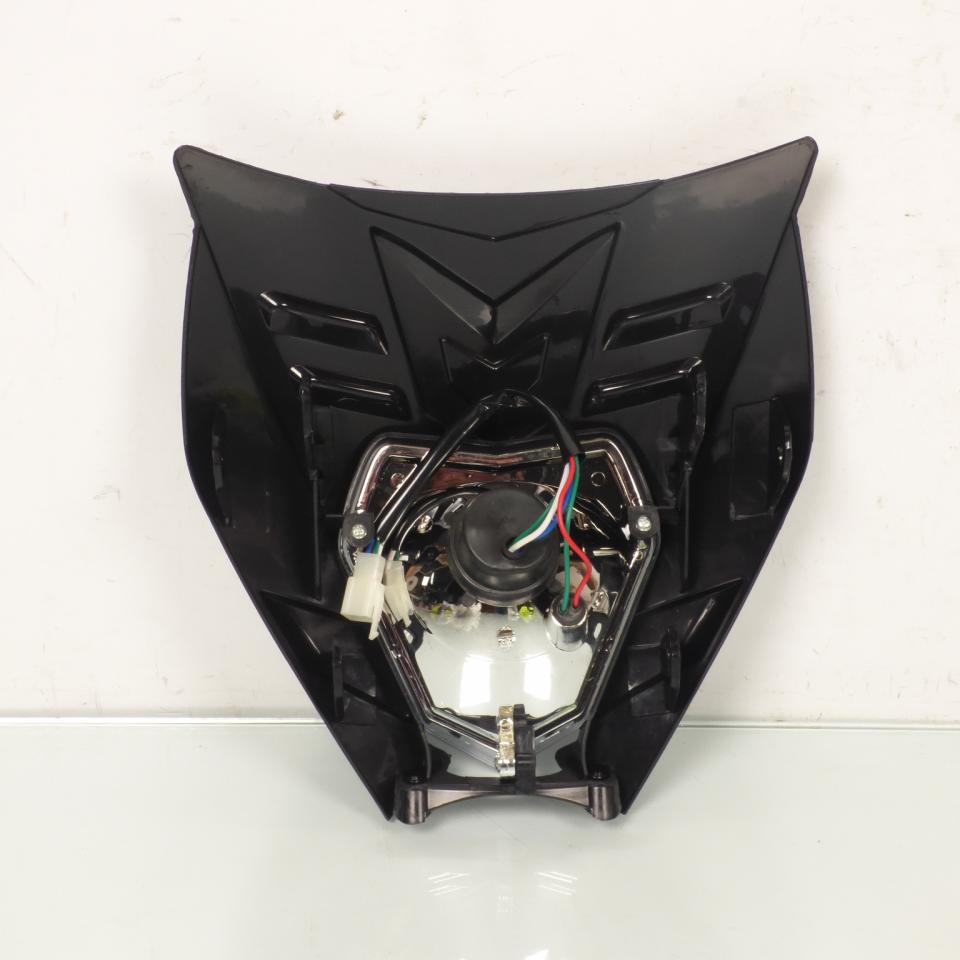 Plaque phare noir avec optique phare 12V 35/35W One Felix pour moto 50 TT SM